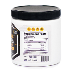 Natural BCAAs with Beta-Alanine - 150 ct.